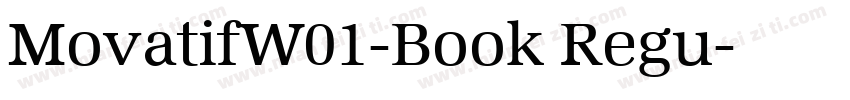 MovatifW01-Book Regu字体转换